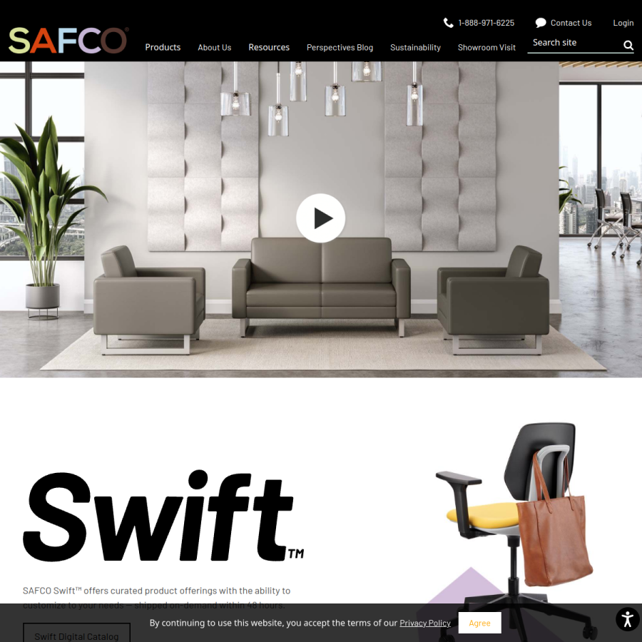 safcoproducts.com homepage screenshot
