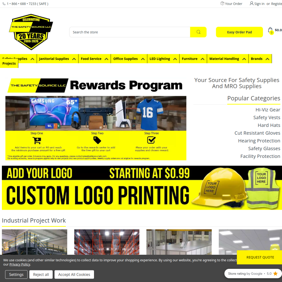 safetysourcellc.com homepage screenshot