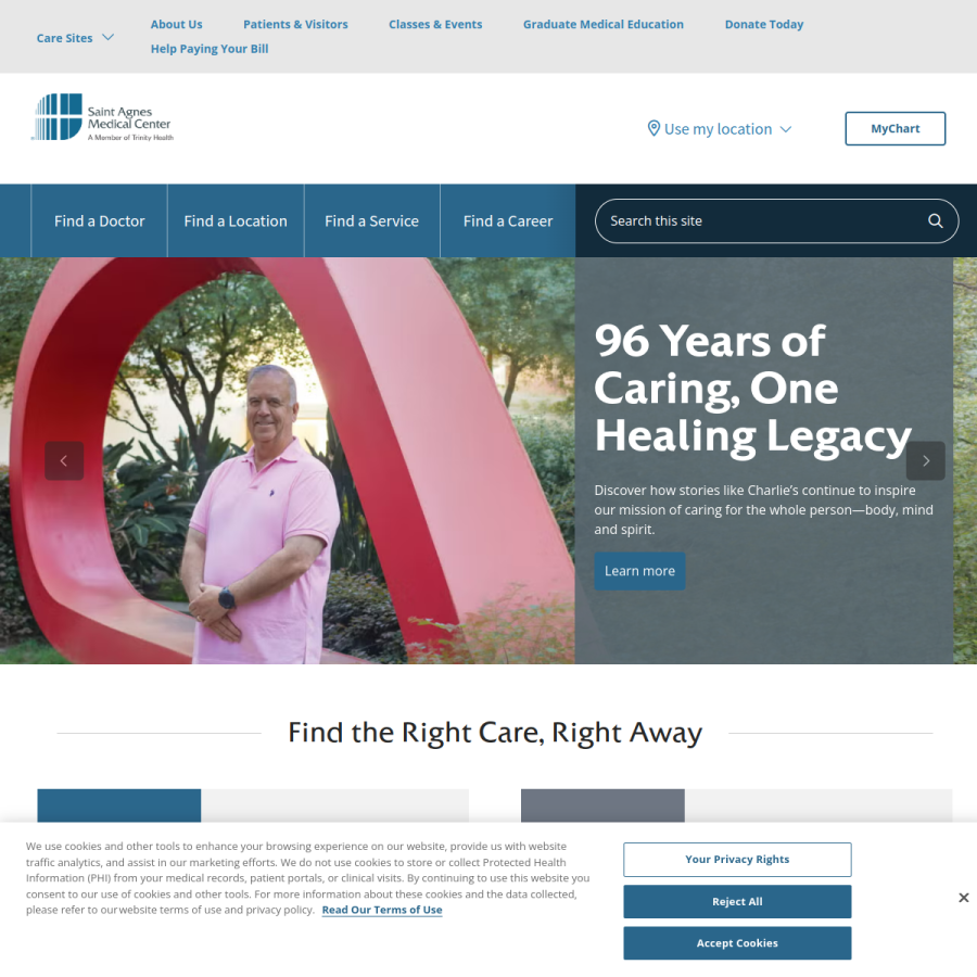 samc.com homepage screenshot