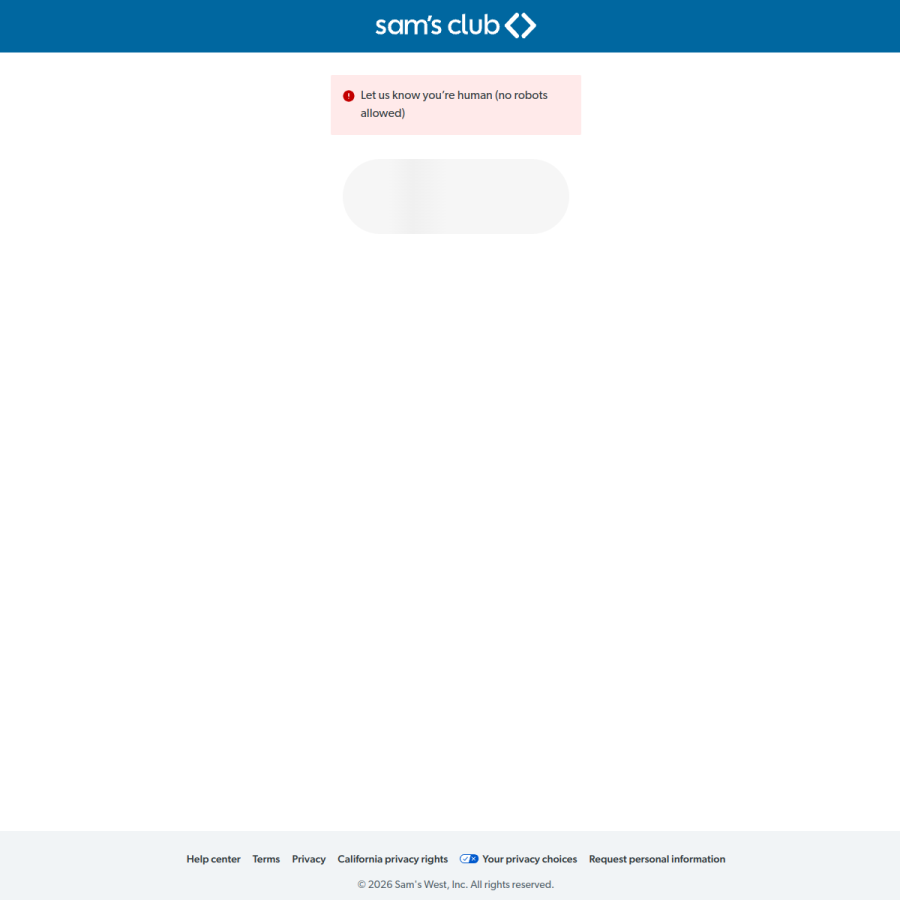 samsclub.com homepage screenshot