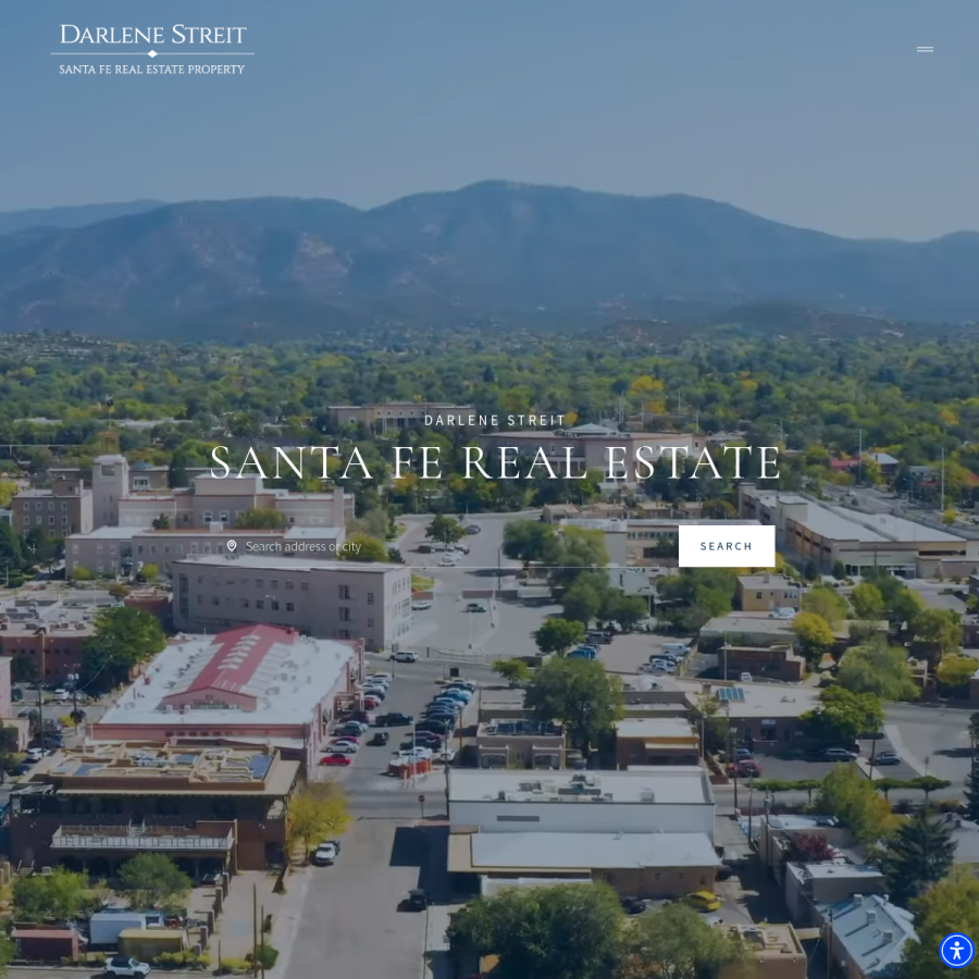 santaferealestateproperty.com homepage screenshot