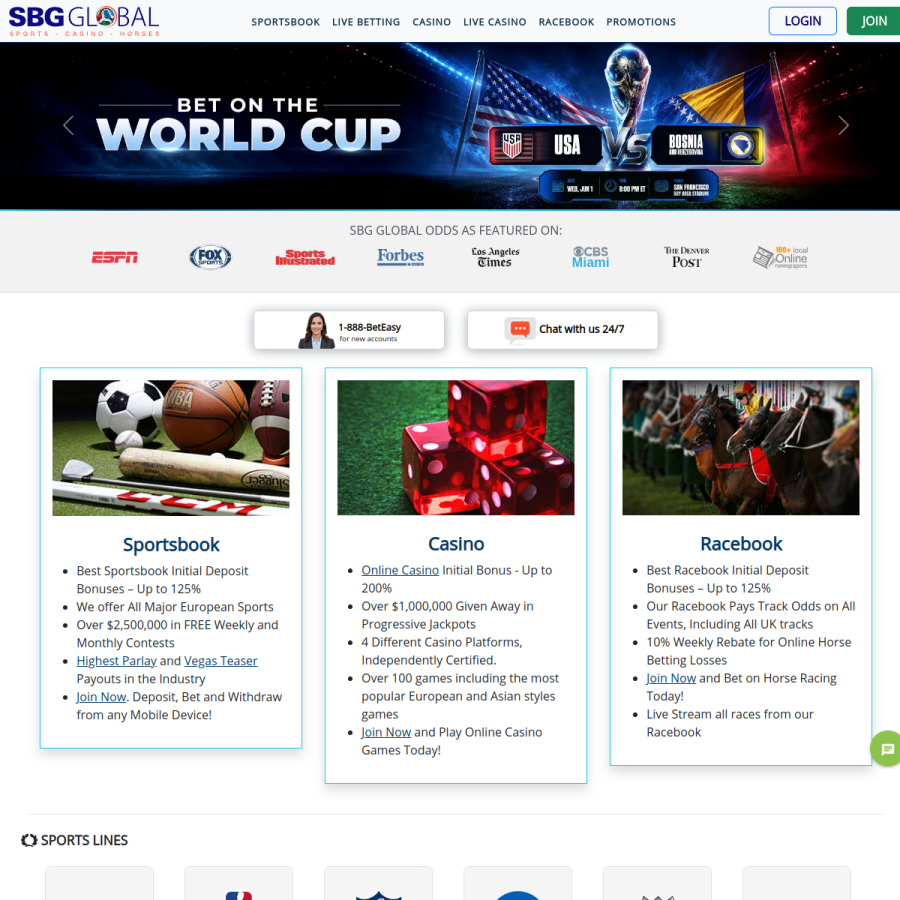 sbgglobal.eu homepage screenshot