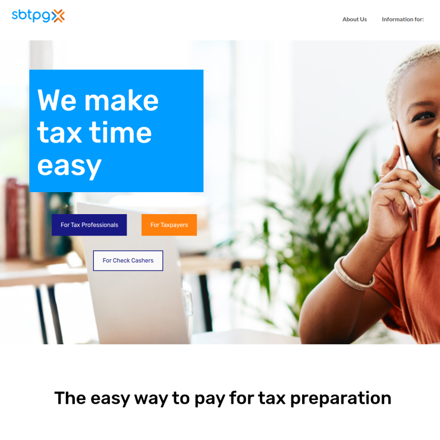 sbtpg.com homepage screenshot