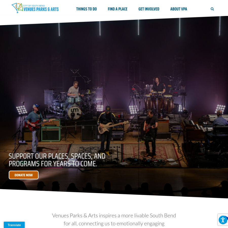 sbvpa.org homepage screenshot
