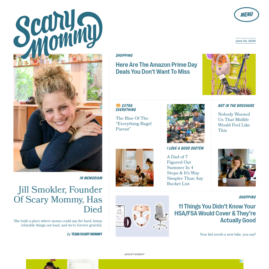 scarymommy.com homepage screenshot