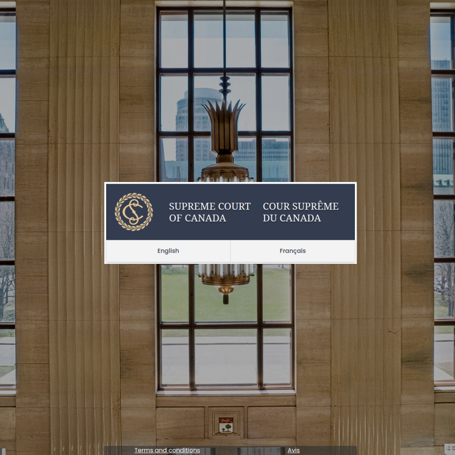 scc-csc.ca homepage screenshot