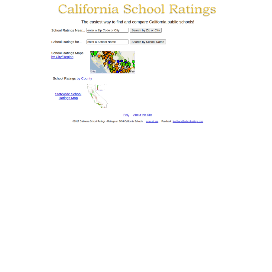 school-ratings.com homepage screenshot