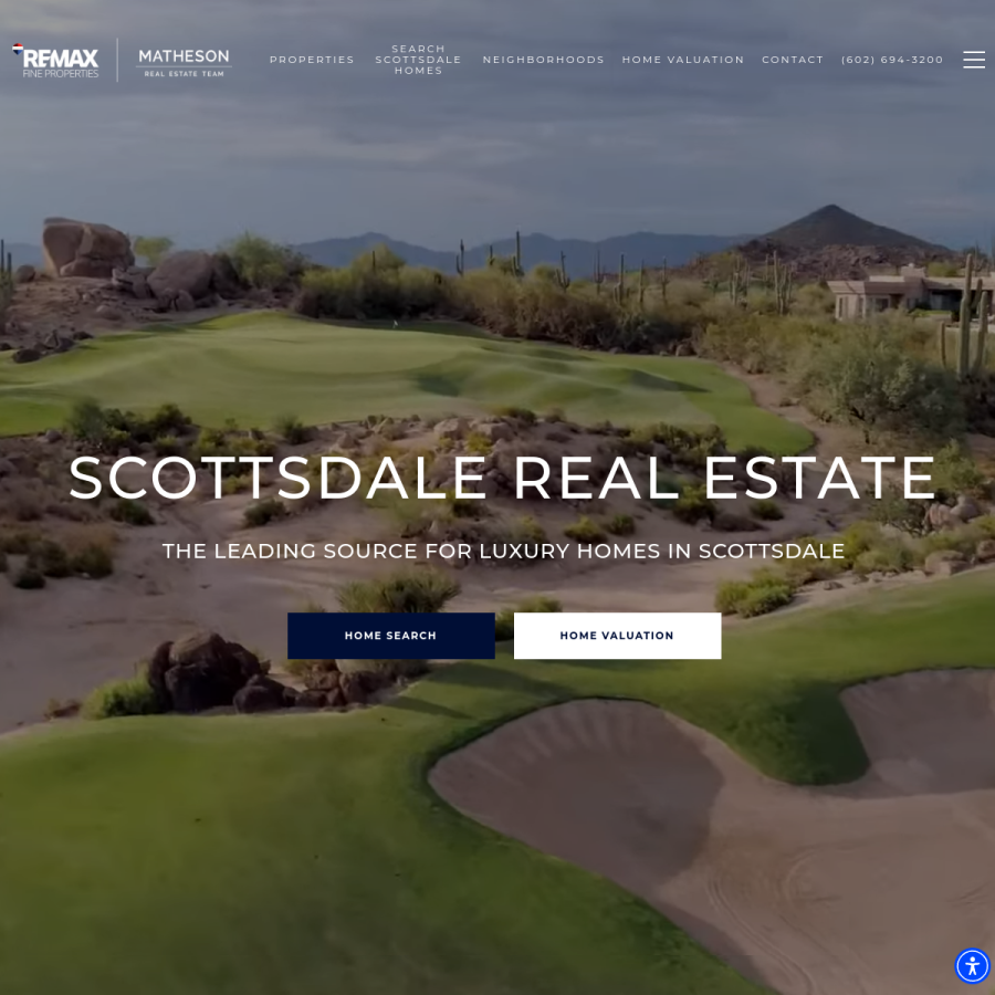 scottsdalerealestate.com homepage screenshot