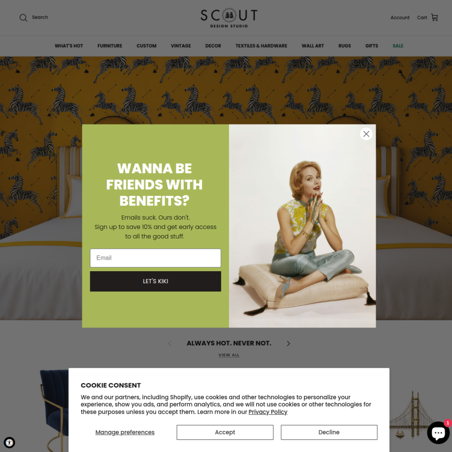 scoutdesignstudio.com homepage screenshot