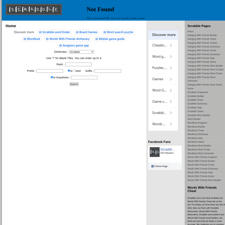 scraddle.com homepage screenshot