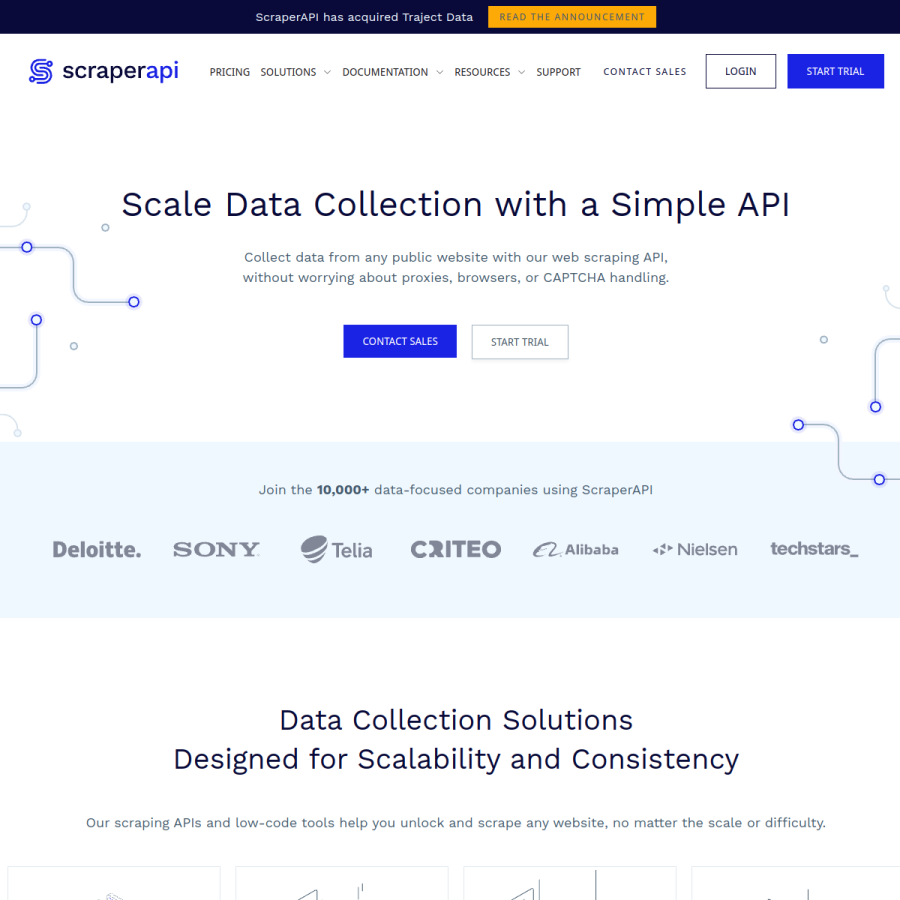 scraperapi.com homepage screenshot