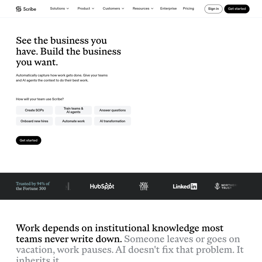 scribehow.com homepage screenshot