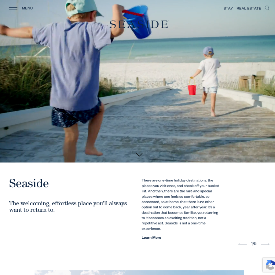 seasidefl.com homepage screenshot