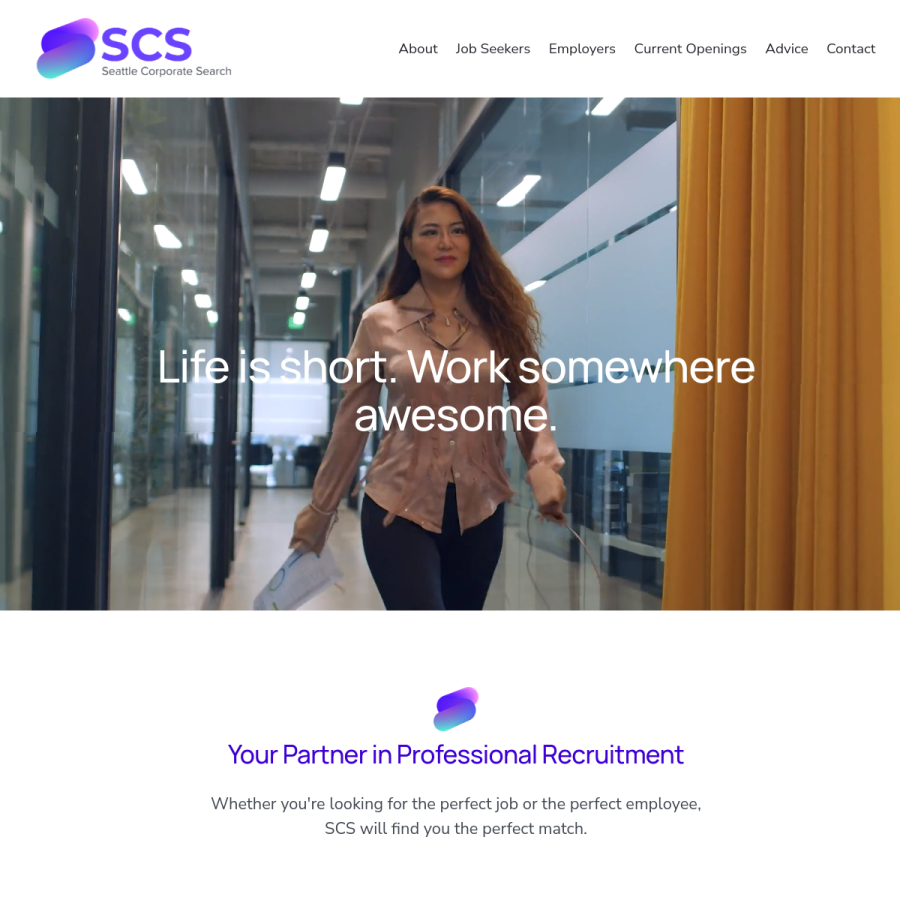 seattlecorporatesearch.com homepage screenshot