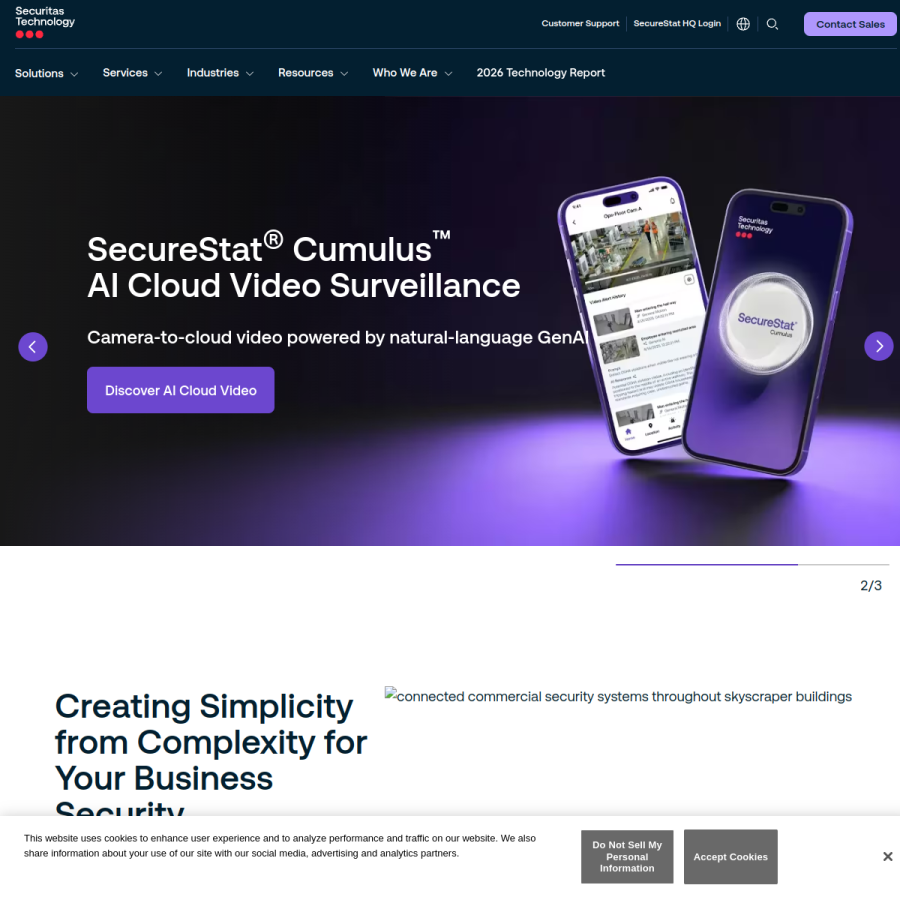 securitases.com homepage screenshot