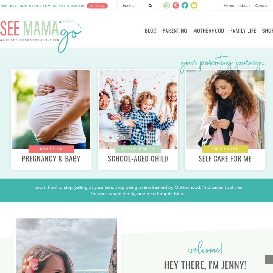 seemamago.com homepage screenshot
