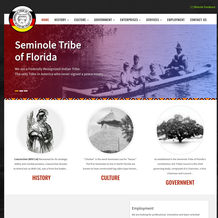 semtribe.com homepage screenshot