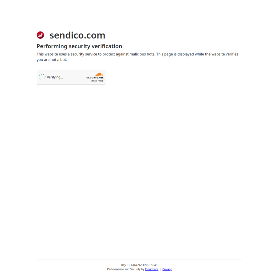 sendico.com homepage screenshot