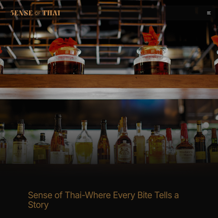 senseofthai.com homepage screenshot