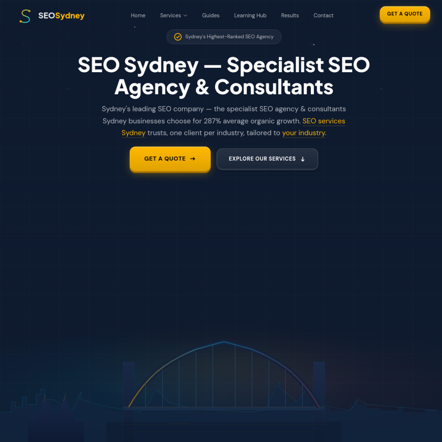 seosydney.com homepage screenshot