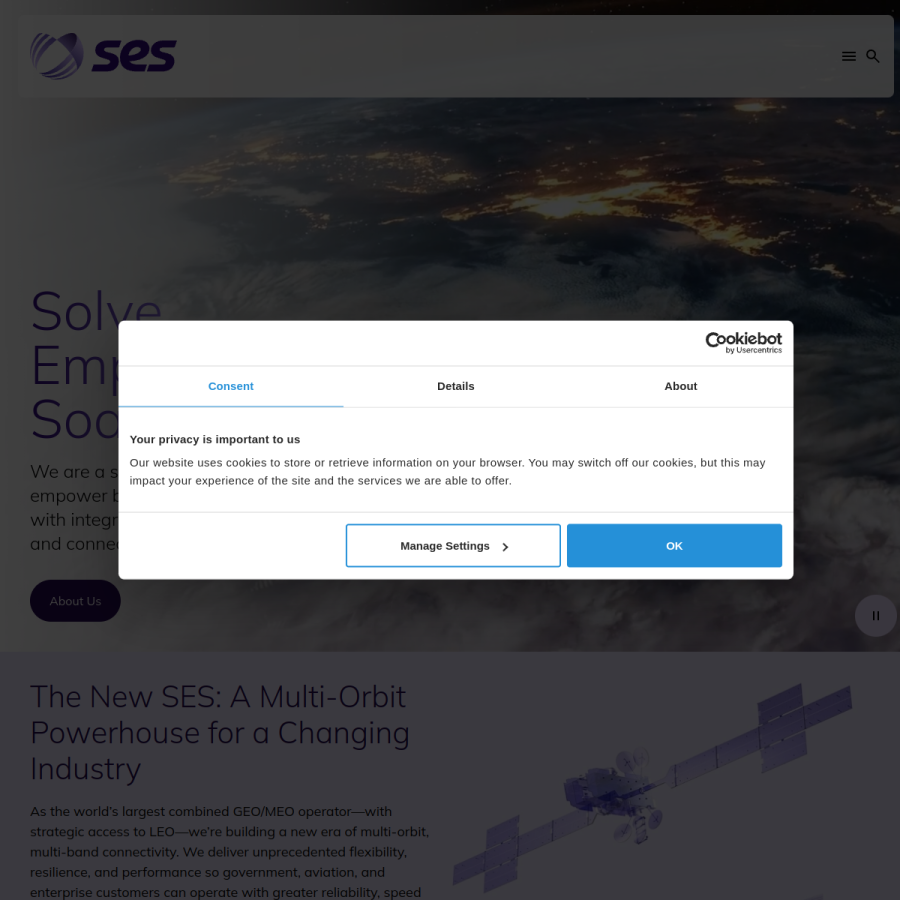 ses.com homepage screenshot