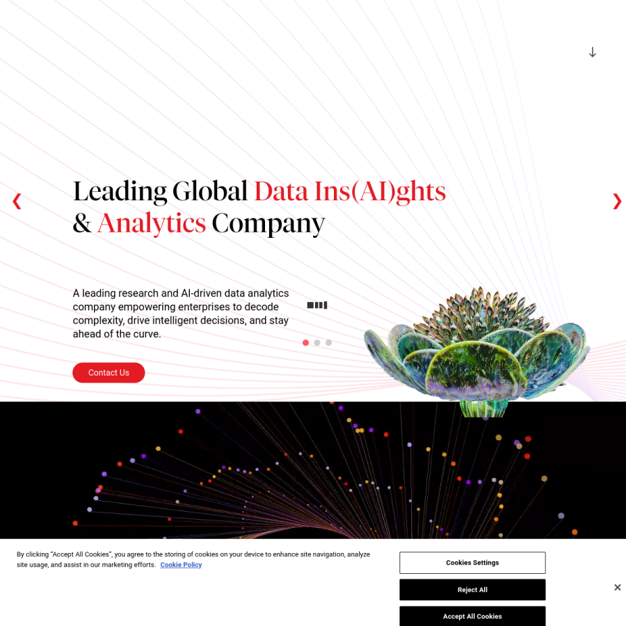 sganalytics.com homepage screenshot
