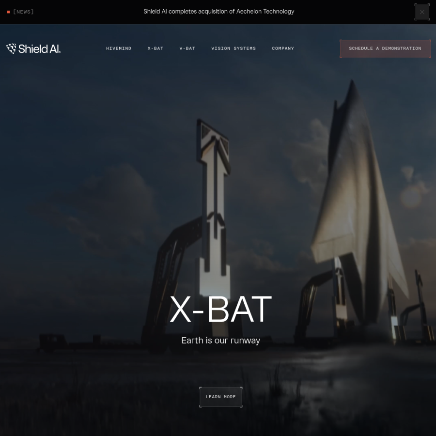 shield.ai homepage screenshot