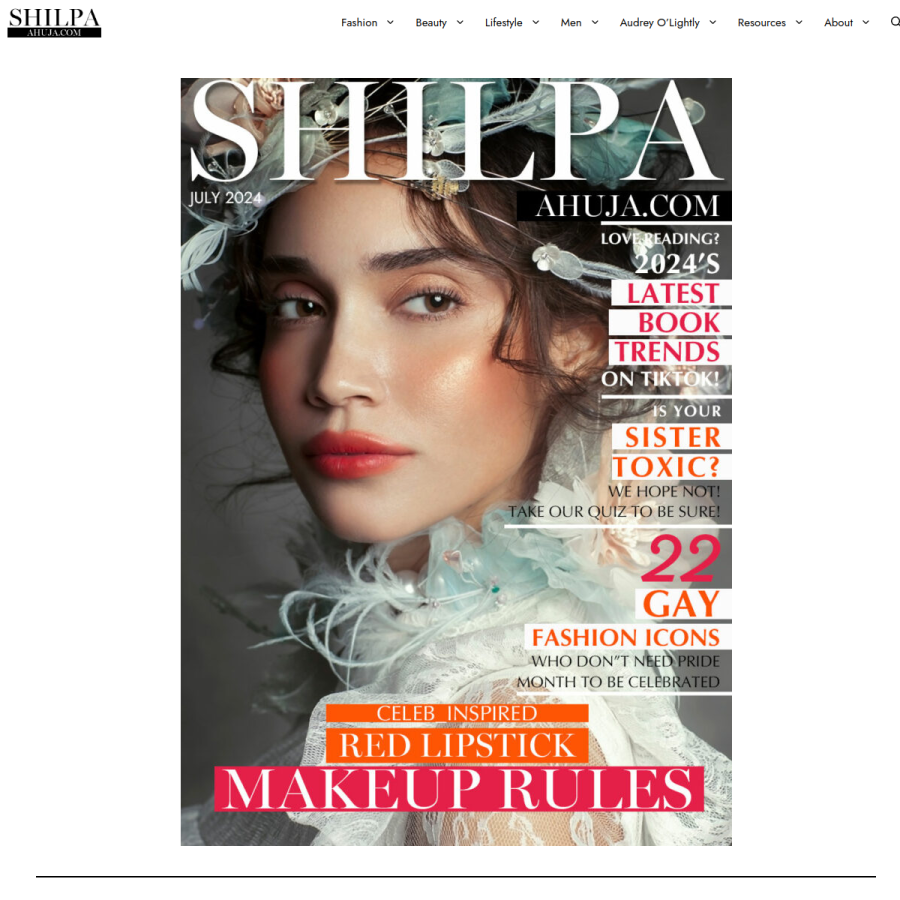 shilpaahuja.com homepage screenshot