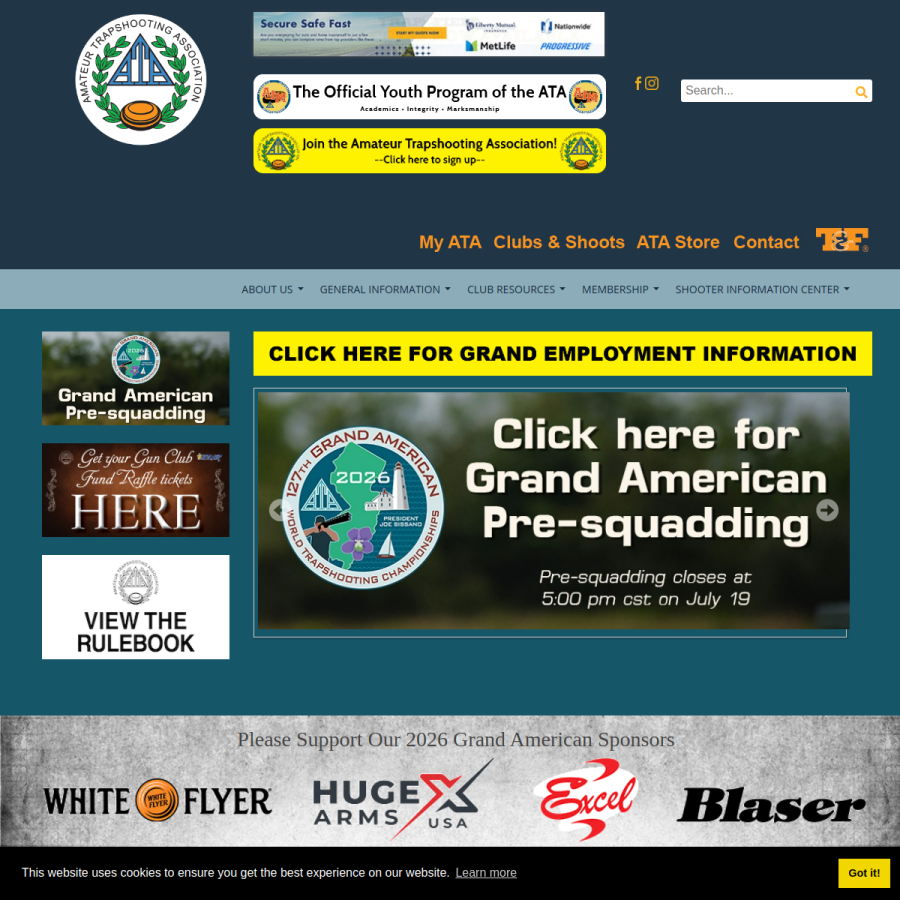 shootata.com homepage screenshot