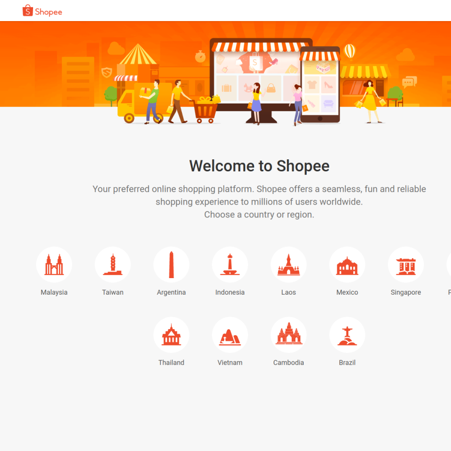 shopee.com homepage screenshot