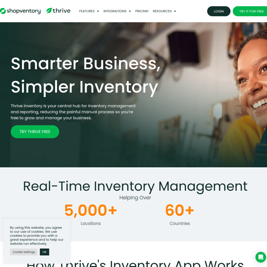 shopventory.com homepage screenshot