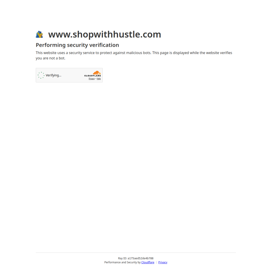 shopwithhustle.com homepage screenshot