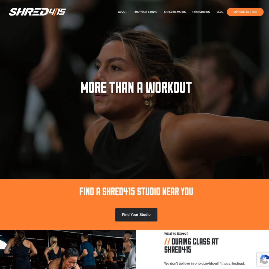 shred415.com homepage screenshot