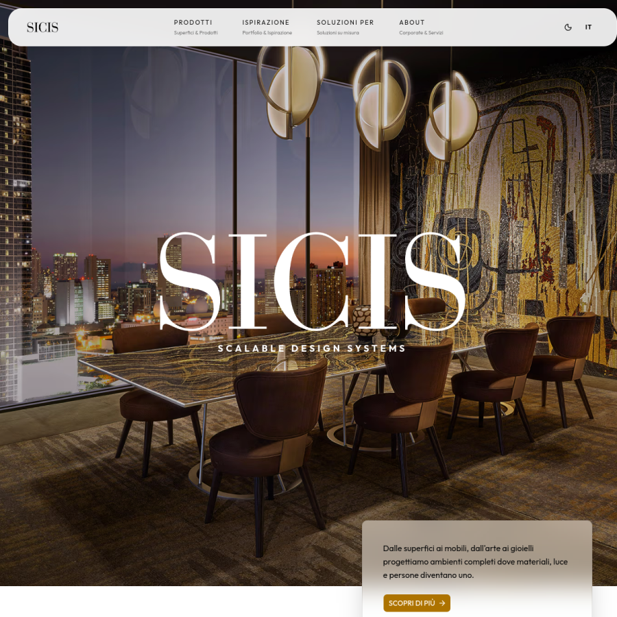 sicis.com homepage screenshot