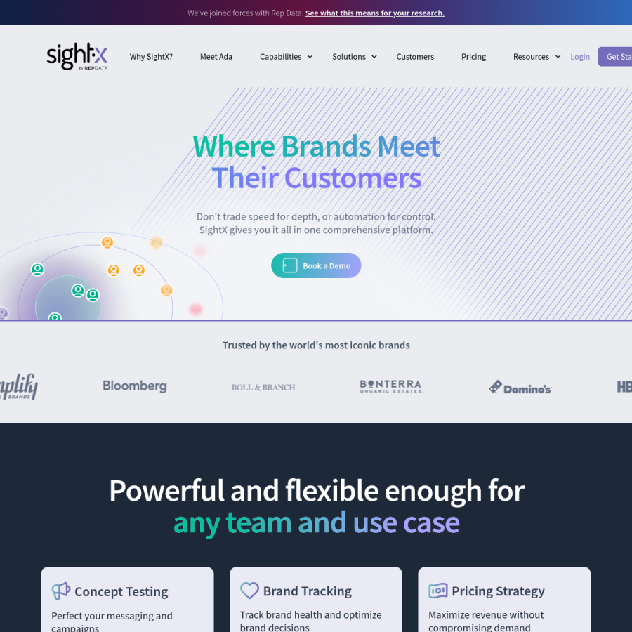 sightx.io homepage screenshot