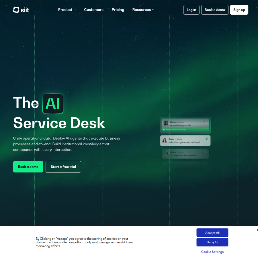 siit.io homepage screenshot