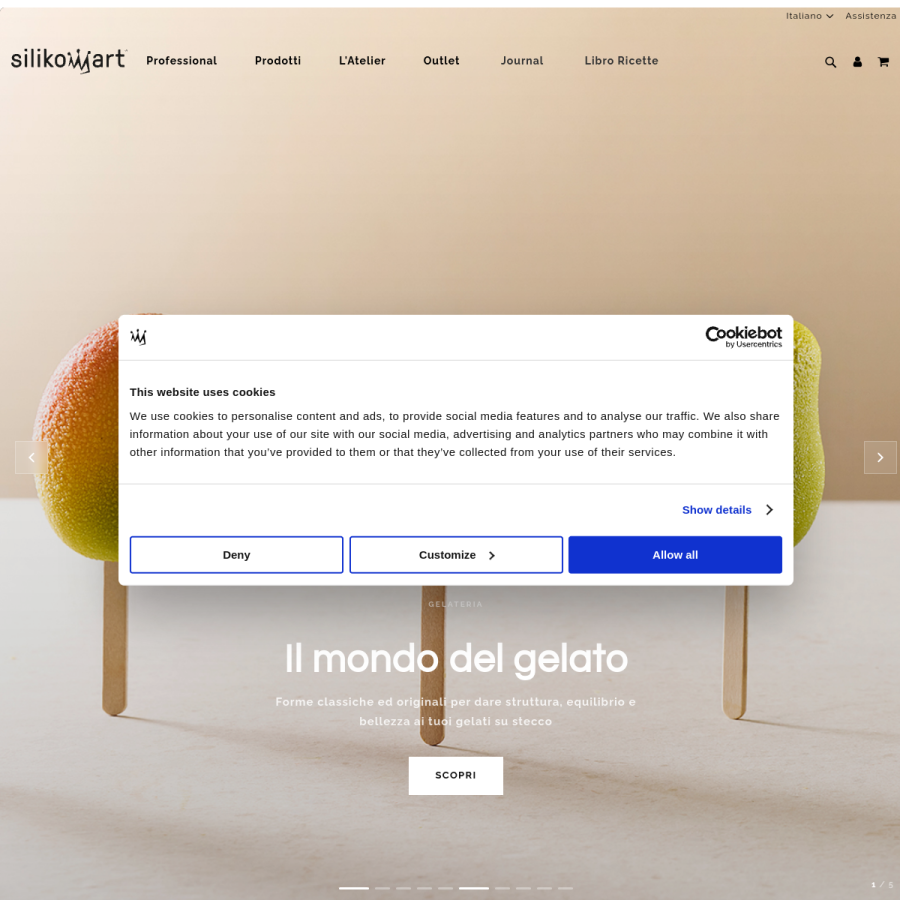 silikomart.com homepage screenshot