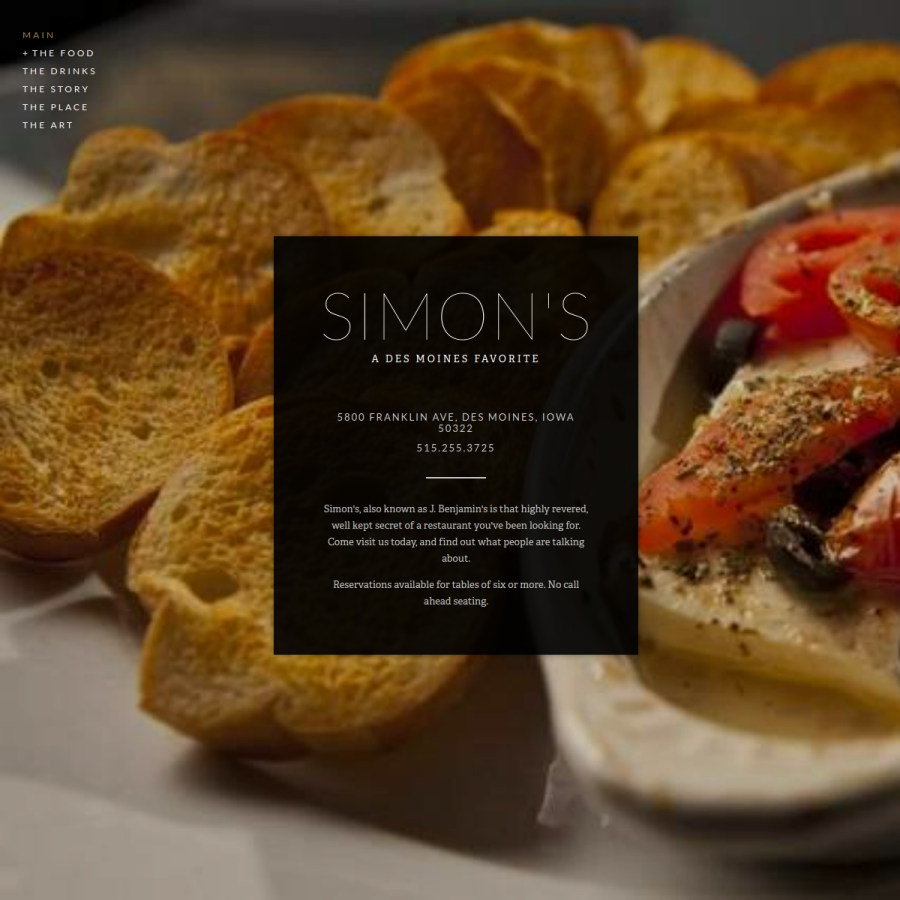 simonsdsm.com homepage screenshot