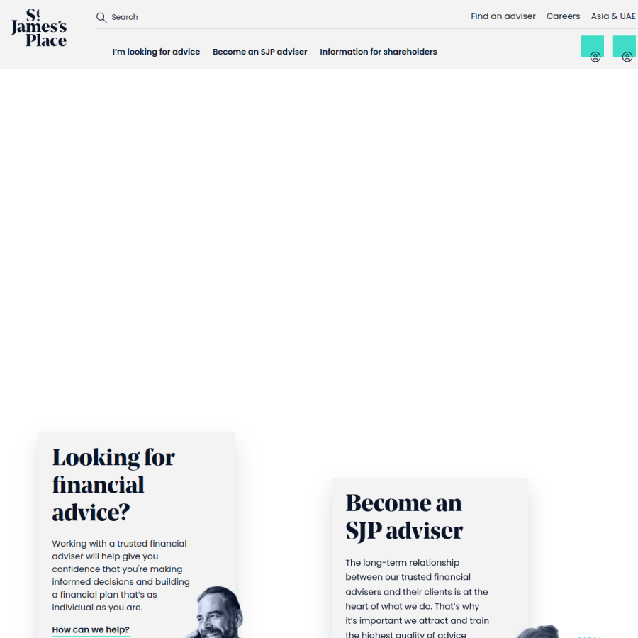 sjp.co.uk homepage screenshot