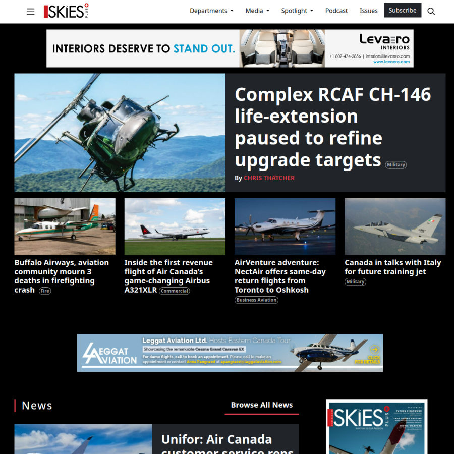 skiesmag.com homepage screenshot