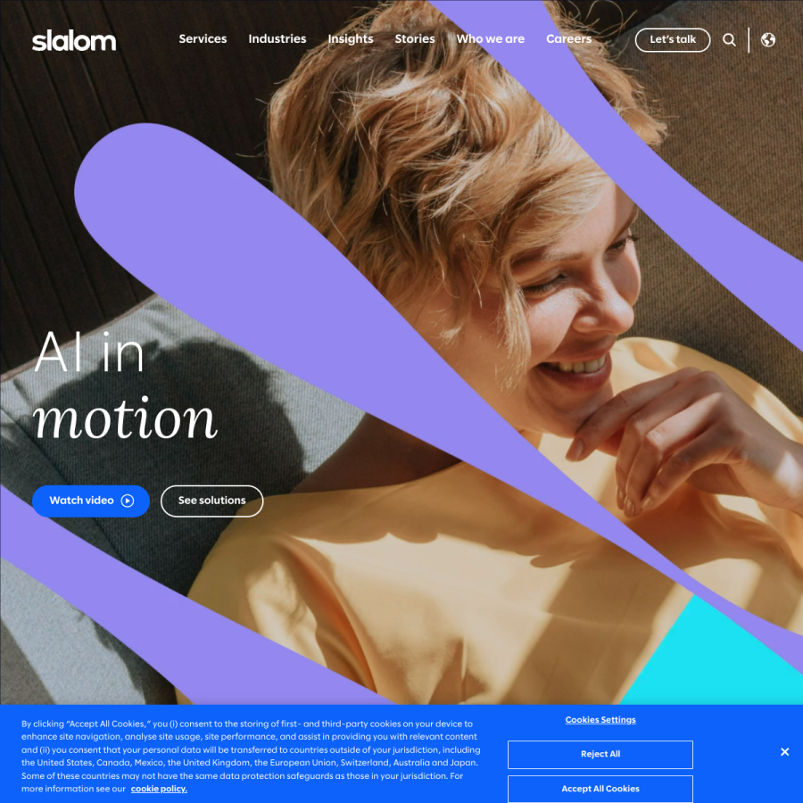 slalom.com homepage screenshot