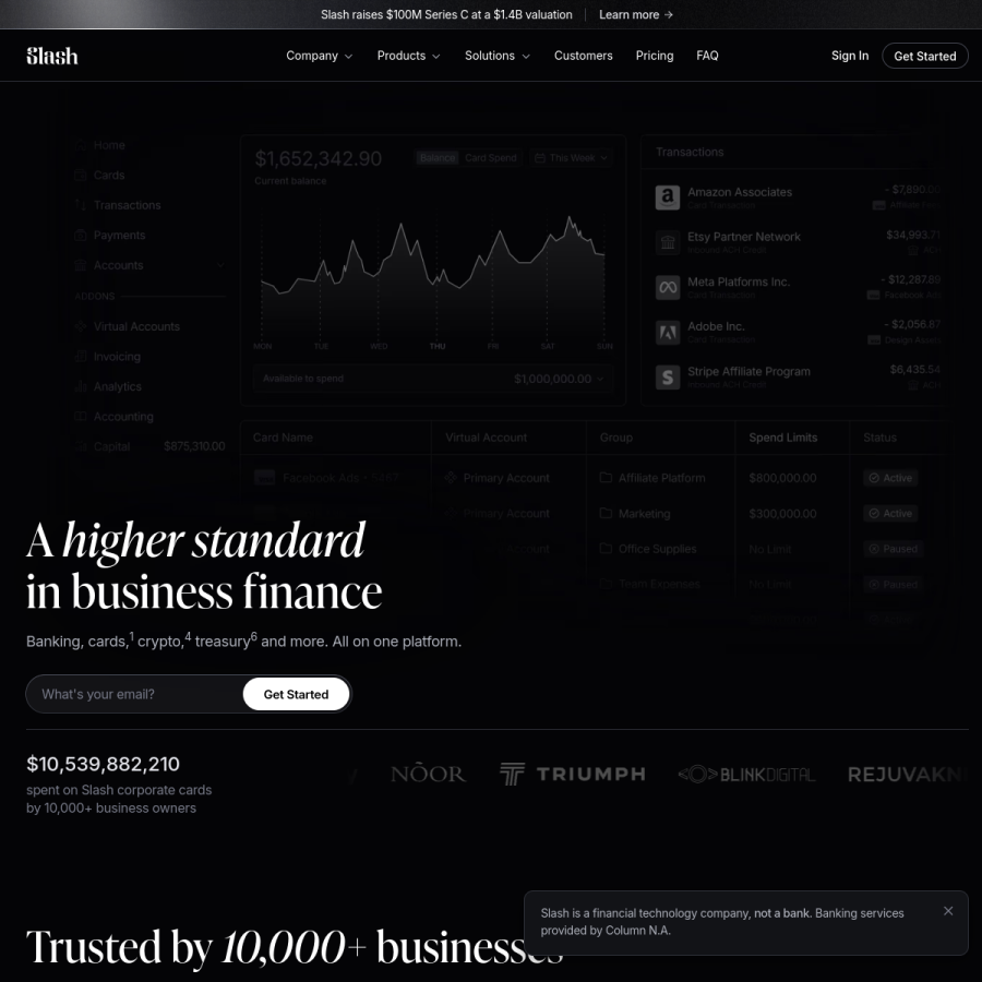 slash.com homepage screenshot
