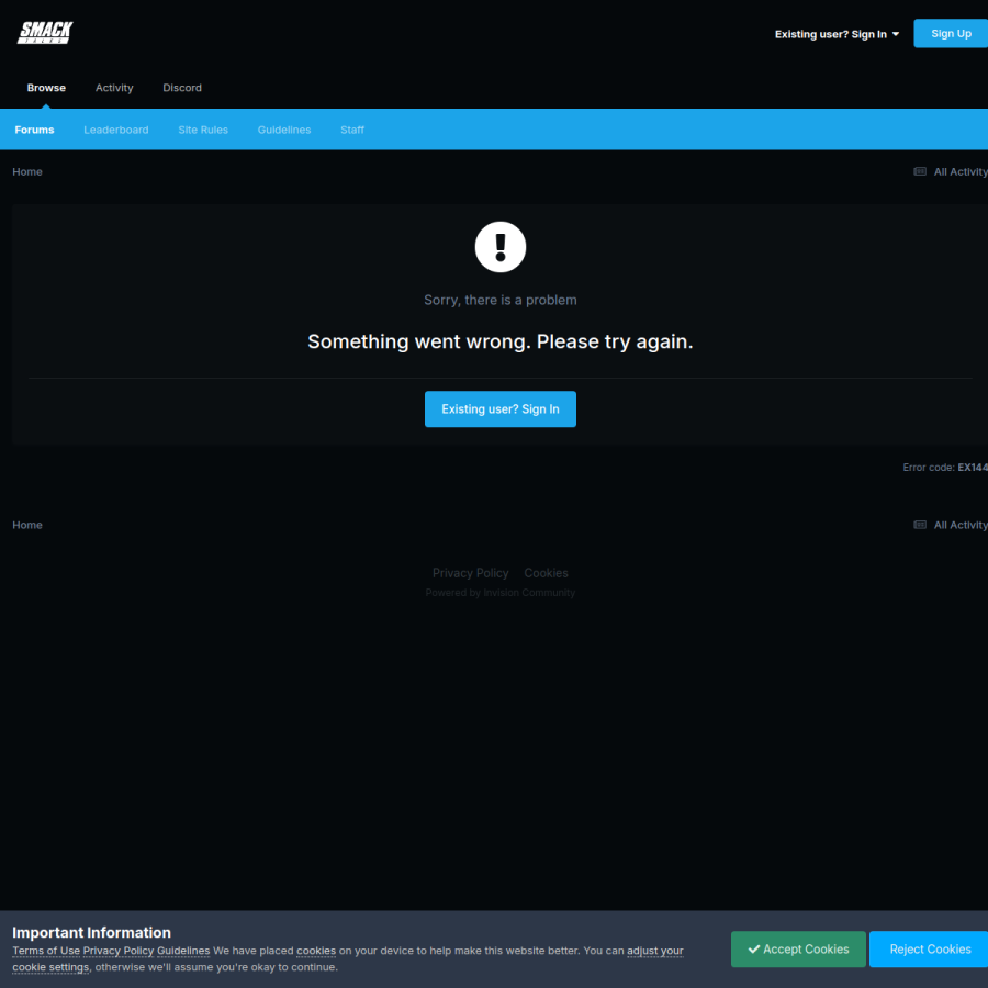 smacktalks.org homepage screenshot