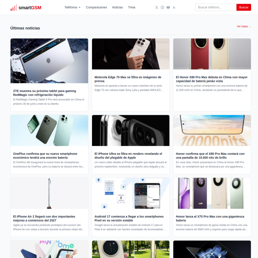 smart-gsm.com homepage screenshot