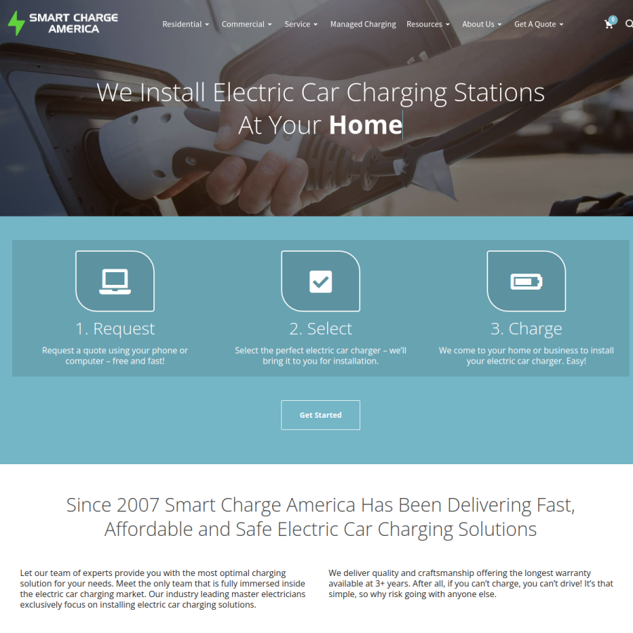 smartchargeamerica.com homepage screenshot