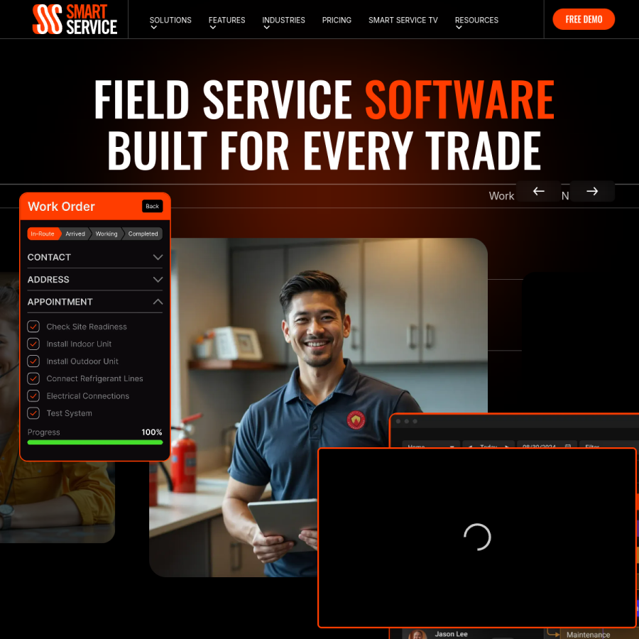 smartservice.com homepage screenshot