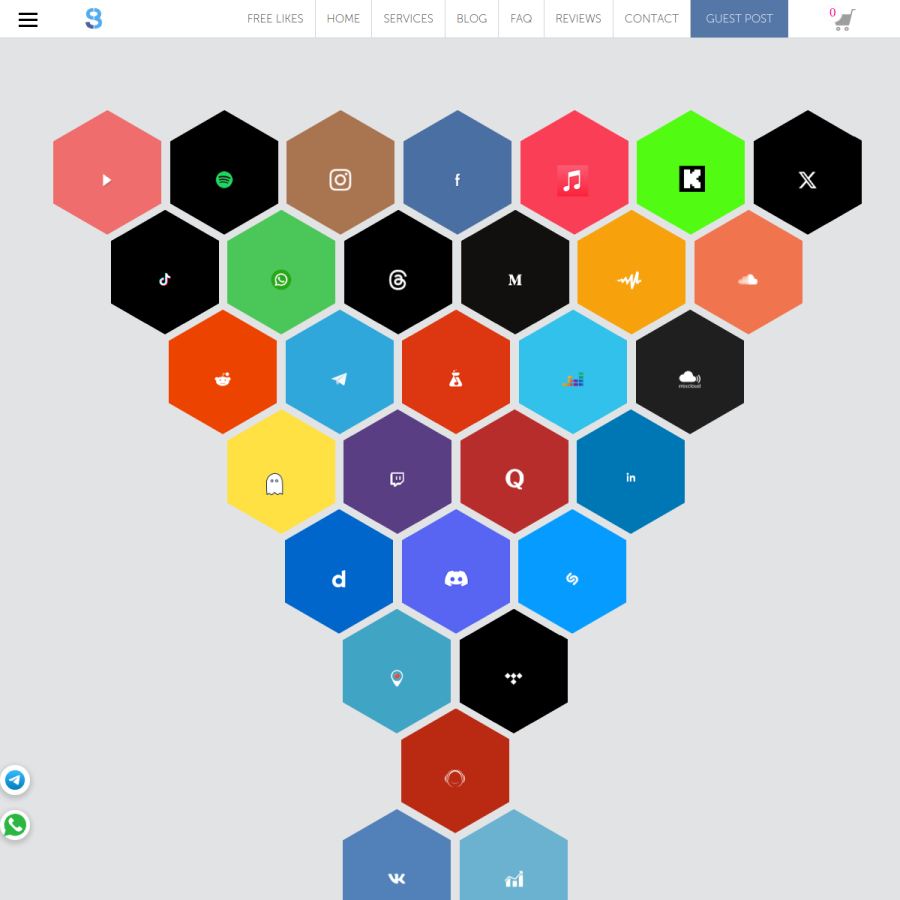 socioblend.com homepage screenshot