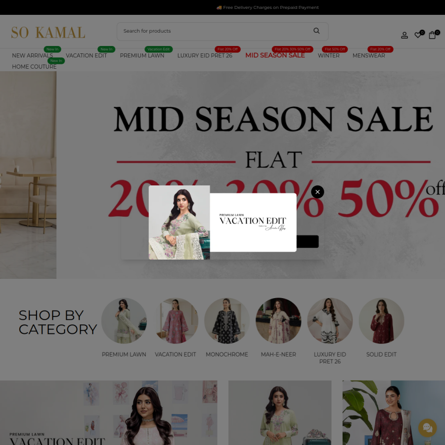sokamal.com homepage screenshot