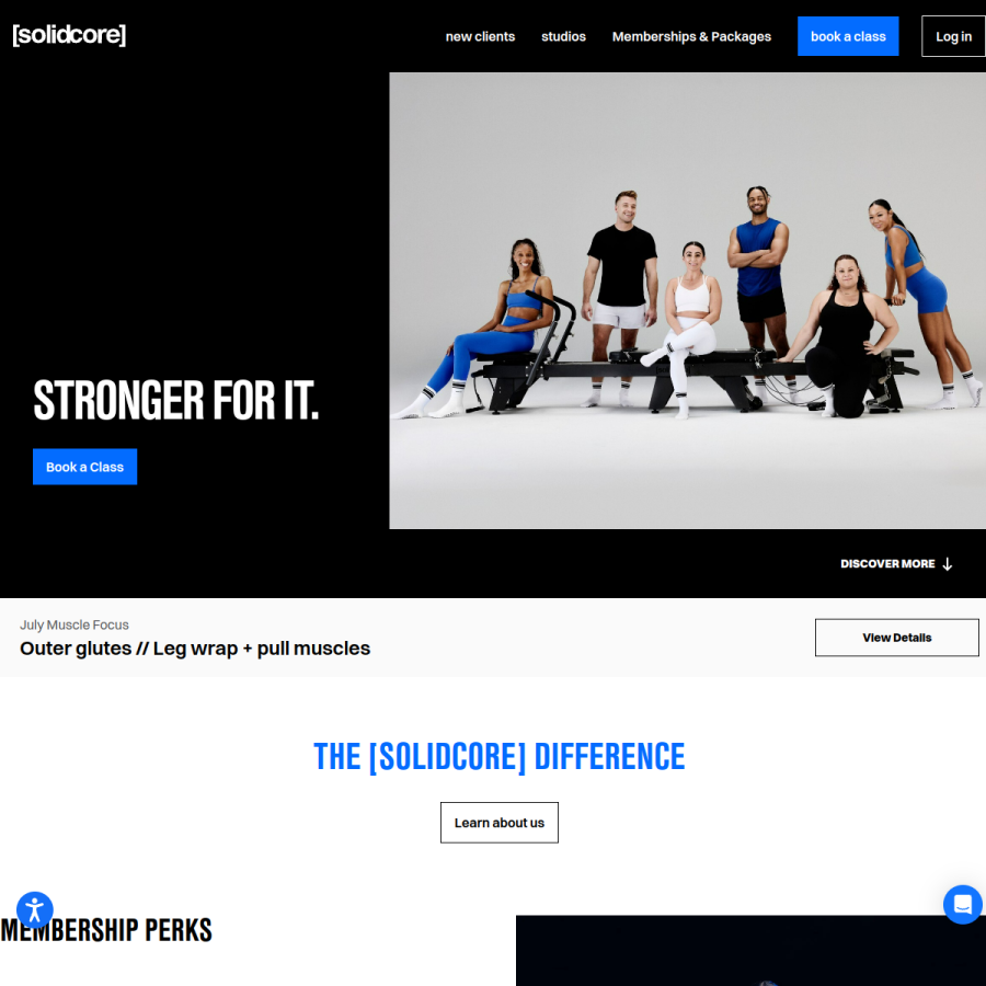 solidcore.co homepage screenshot