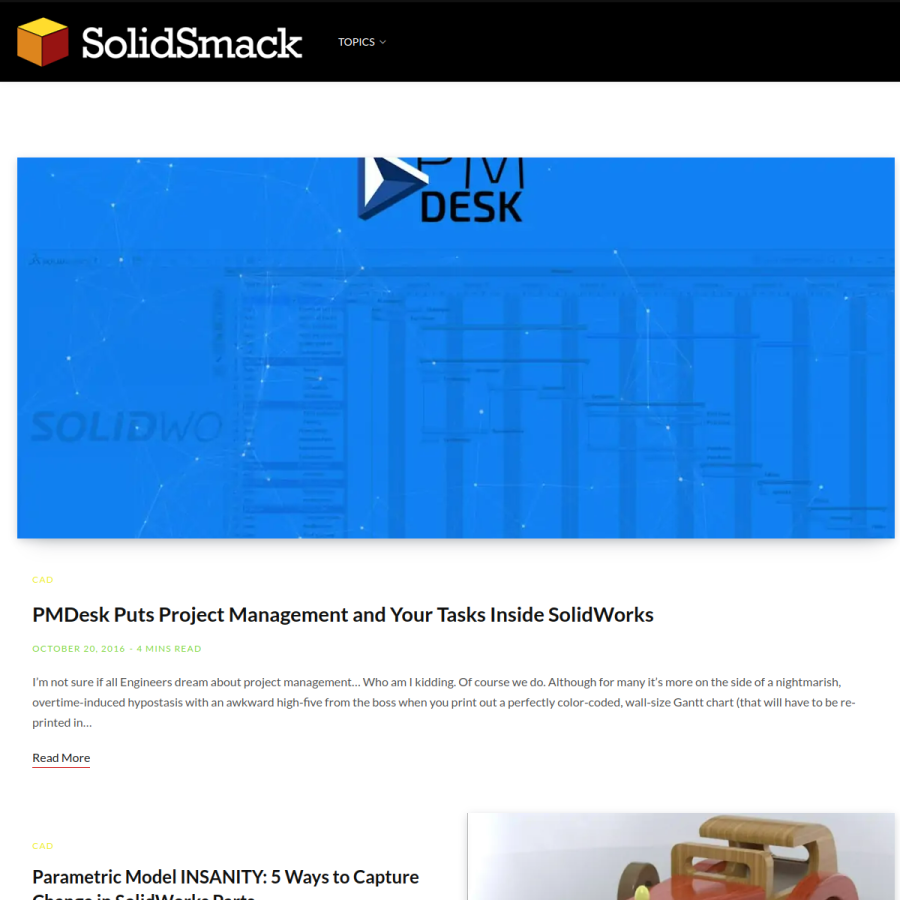 solidsmack.com homepage screenshot